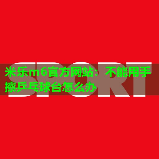 米乐m6官方网站:不能用手擦乒乓球台怎么办